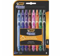 BIC Gel-ocity Quick Dry Stylos-Gel - 8 Couleurs