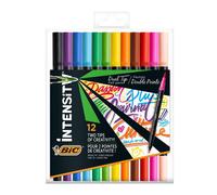 Bic Intensity 0.7mm Dual Tip Marker (Pack of 12)
