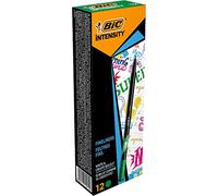 Stylo-feutre bic intensity fine pointe baguee 0,8mm trait 0,4mm vert