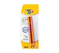 BIC Kids – Crayons d'apprentissage triangulaires extra-larges HB rose, boîte de 12