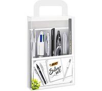 BIC Kit d'écriture 'SILVER' avec carnet de notes, 8 pièces
