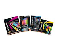 BIC Kit Intensity x68 : Feutres Fins, Crayons Et Feutres De Coloriage Premium, Marqueurs Permanents