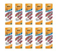 Bic Lot De 10 Packs 2 Recharges Pour Stylo-Bille 4 Colours Smooth S Bleu