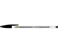 BIC Lot de 12 Stylos à bille Cristal Médium Noir