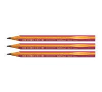 BIC Lot de 3 Crayons Graphite KIDS BEGINNER EVOLUTION mine HB Ø 4mm ROSE