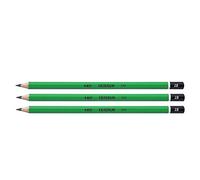 BIC Lot de 3 Crayons papier graphite Hexagonal CRITERIUM 550 Mine 2B