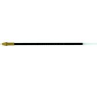 BIC Lot de 3 Recharges pour Stylo bille CRISTAL Pointe Moyenne 1 mm Noire