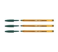 BIC 27601 Stylo-bille Cristal écriture fine 0,4 mm, Vert - 1 unité