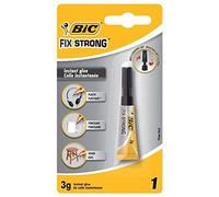 BIC Lot de 3 Tubes Colle instantannée liquide FIX STRONG 3g