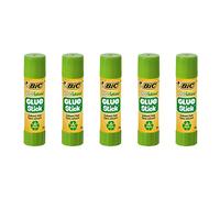 BIC Lot de 5 Bâtons de colle STICK ECOLUTION Glue 8g
