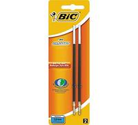 BIC Lot de 5 Blisters de 2 Recharges Pte Moy. 1 mm Noire pour Stylo bille ATLANTIS CLASSIC NF