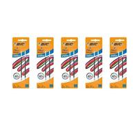 Bic Lot De 5 Packs 2 Recharges Pour Stylo-Bille 4 Colours Smooth S Bleu