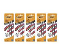 Bic Lot De 5 Packs 2 Recharges Pour Stylo-Bille 4 Colours Smooth S Noir