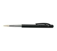 Bic Lot De 5 Stylos Bille Rétractable M10 Clic Medium Pointe Moyenne 1 Mm Noire