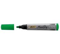 BIC Lot de 6 Marqueurs permanent 2000, pointe ogive, vert