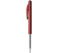 BIC M10 Original Stylo bille rétractable - pointe moyenne 1 mm - Rouge