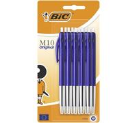 BIC M10 Original Stylos-Bille - Bleu, Blister de 10