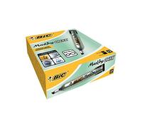 BIC Marking Onyx 1591 - Marqueur permanent double capacité - pointe biseautée trait 2,7 à 6,2 mm - Noir