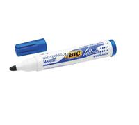 BIC Feutre pour tableau blanc Velleda 1701 ECOlutions – effaçable à sec, pointe conique large – bleu