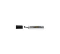 Lot de 12 Marqueur effaçable à sec tableaux blancs corps métal pointe biseau encre cétone noire BIC VELLEDA 1781