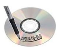 BIC Marqueur pour CD/DVD Marking Ultra Fine, permanent, noir Noir G