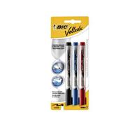Bic Marqueur pour tableau blanc Velleda Technologie d'encre liquide Couleurs ass