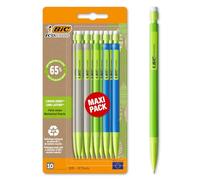 BIC Porte-mines Matic ECOlutions – NF Environnement – 0,7 mm HB – Couleurs assorties, blister de 10