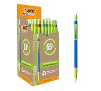 BIC Porte-mines ECOlutions Labellisé NF Environnement 0,7 mm HB Boîte de 50 Couleurs assorties