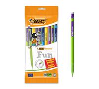 BIC Porte-mines Matic Fun 0,7 mm HB – Couleurs assorties, pochette de 10