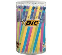 BIC Porte-mines Matic Fun – Pointe 0,7 mm HB – Légers et robustes – Couleurs vives – Tubo de 60