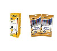 BIC Matic Original Porte-mines - 0.7mm HB, Boîte de 12 & 962704 Lot de 20 Stylos à bille en cristal d'origine