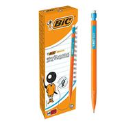 BIC Matic Strong Porte-Mines 0,9 mm HB, Parfait pour l'Ecole et au Bureau, Couleurs Assorties, Boîte de 12
