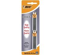 BIC Mines Criterium - graphite 0,7 mm HB - Blister 2 étuis de 12 mines