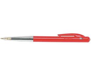 BIC stylo ˆ bille rŽtractable M10 clic, rouge, largeur tracŽ