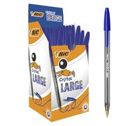 BIC Stylo à bille Cristal Large 1,6 mm Bleu