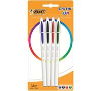 Bic Stylo à bille Cristal Up, 1,2mm, medium, Lot de 4