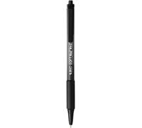 BIC Stylo à bille rétractable Soft Feel Clic grip, noir