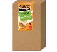 Bic - Stylo à bille Xtra Life - Pointe moyenne 36 Count Red