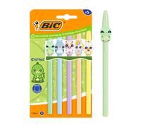 Bic Stylo Bic Cristal pastel figurines - Blister de 5 Stylos