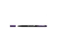 Bic Stylo Feutre Intensity, Baguée Métal, Pointe Ultra Fine 0,4 Mm, Coloris Violet