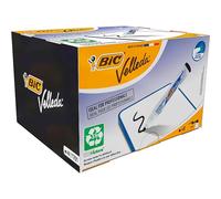 BIC Velleda 1701 ECOlutions Feutres pour tableau blanc - Pointe ogive moyenne - Noir, Pack école de 48