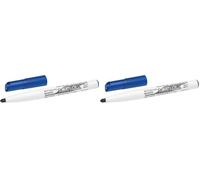 BIC Velleda 1741 pennarello per lavagna, 2,0 mm, blu (Lot de 2)
