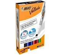 Bic Velleda 1741-Pochette de 4 marqueurs effaçables of sec-pointe biseautée-céto
