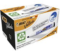 Bic Pack 12 Velleda Pizarra Eco Point Beleel Bleu Enfants