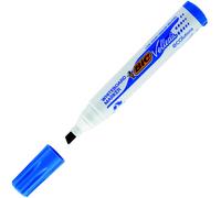 BIC Velleda 1751 Marqueur effaçable tableau blanc pointe biseautée 3,7 - 5,5 mm bleu