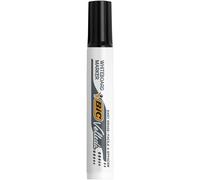 BIC Velleda 1791 Feutres pour Tableau Blanc Effaçables à Sec Pointe Large Biseautée 3,3 - 4,6 mm - Marqueur Noir