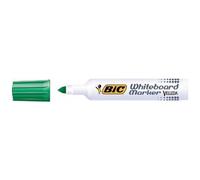 Bic - Velleda - Marqueur Effaçable À Sec Pour Tableau Blanc - Pointe Ogive - Encre Cétone Vert- Lot De 12