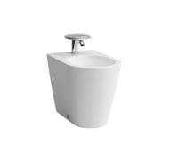 LAUFEN Kartell Bidet sur pied, 1 trou pour robinet, 370x545x430mm, H832331A003021, Couleur: Blanc avec LCC Active