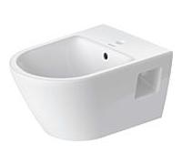 Bidet mural Duravit D-Neo 22951500001 wondergliss blanc, avec trou pour robinet et trop-plein