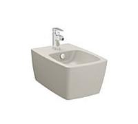 Bidet mural VitrA Metropole 5675B020-1046 36x56cm, trop-plein, 1 trou de robinetterie au centre, taupe mat